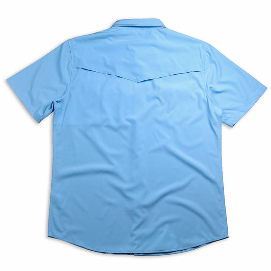 Light Blue Performance Fishing Shirt