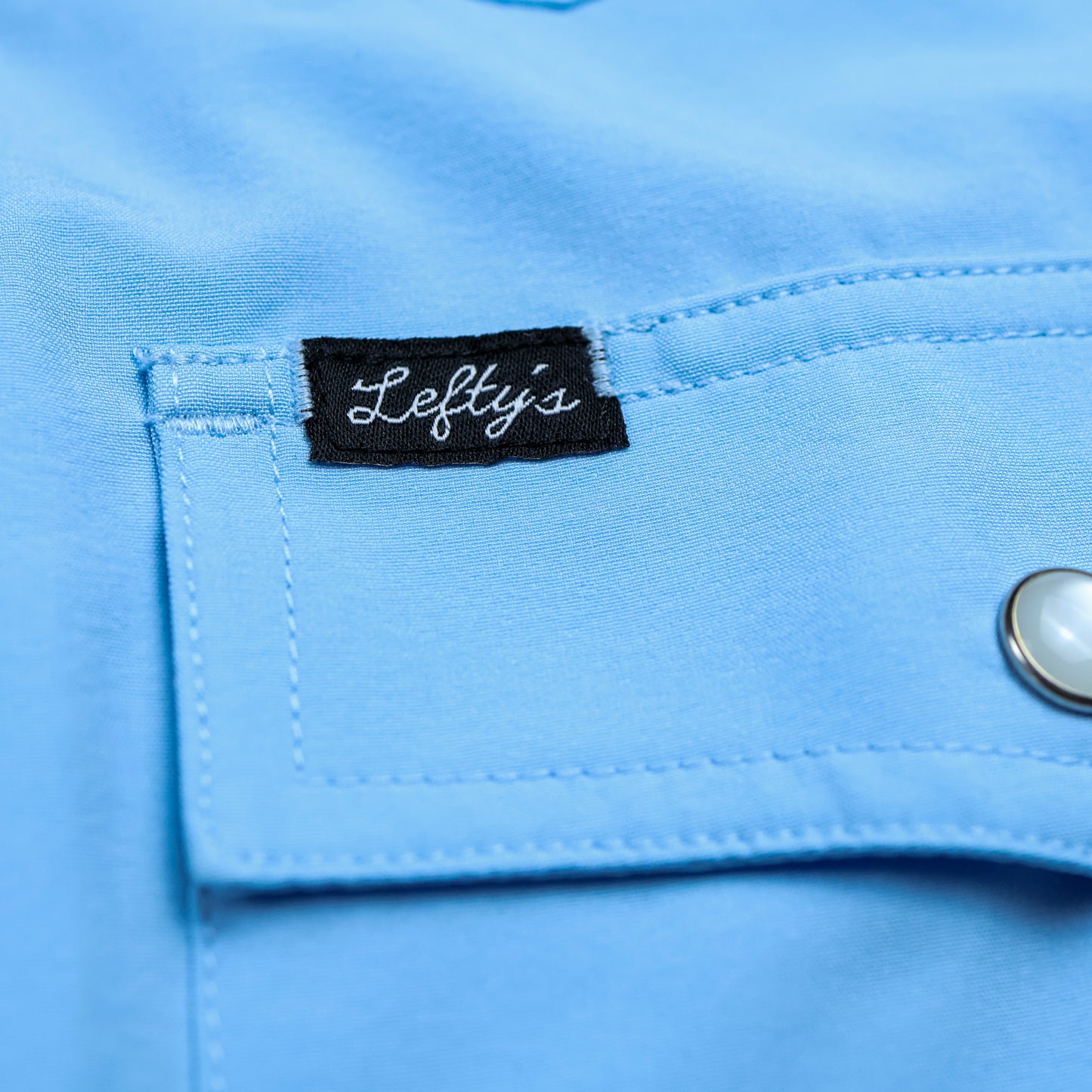 Light Blue Performance Fishing Shirt