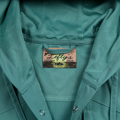 Seafoam Hooded Fishing Shirt