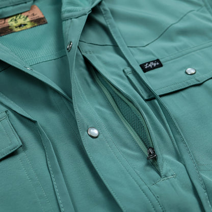 Seafoam Hooded Fishing Shirt