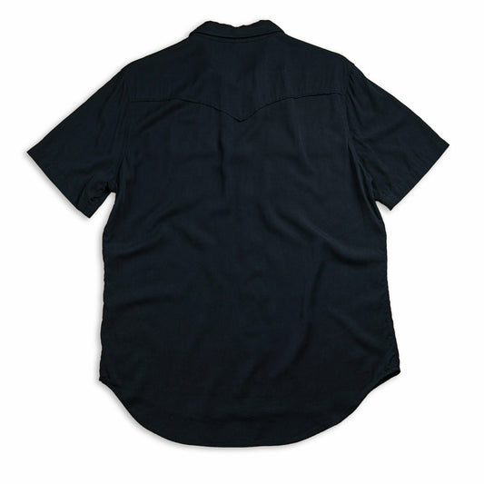 Black-on-black Luxe Pearl Snap