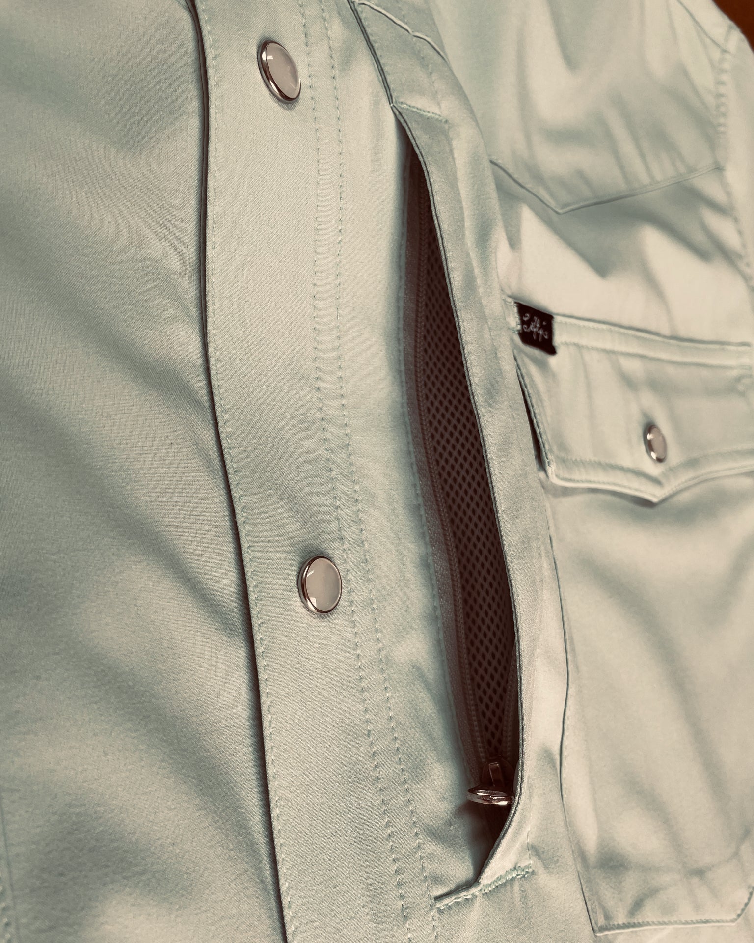 Secret pocket detail